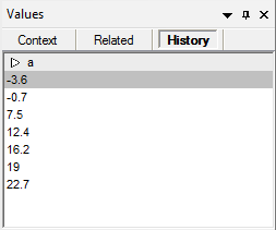 Alternate debugger History view Alternate debugger History view