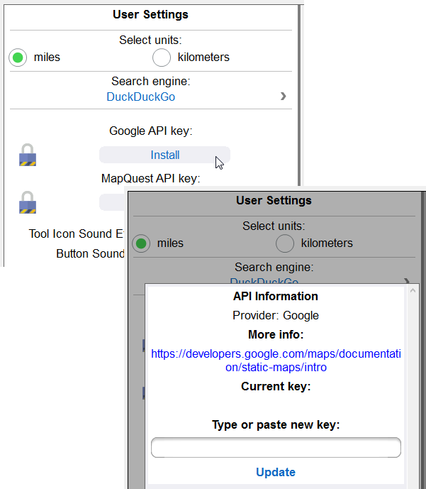 Capturing a unique user API key in the MobileTogether app