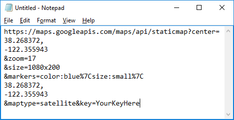 URL generated in the MobileTogether app