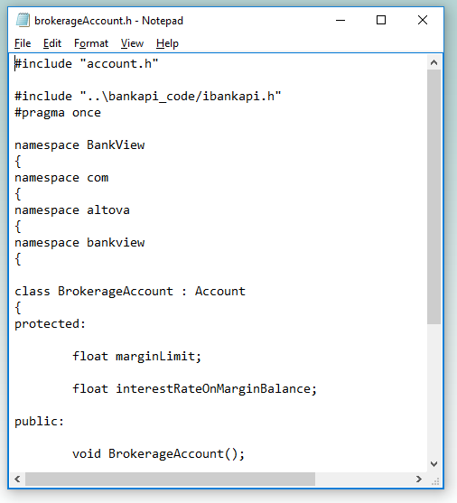 UModel generated source code for UML Modeling for C++