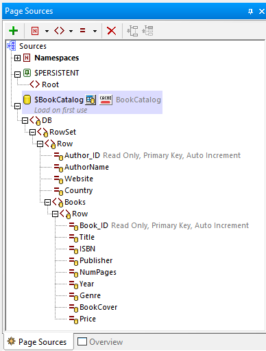 Working with database relations in a tree view in MobileTogether