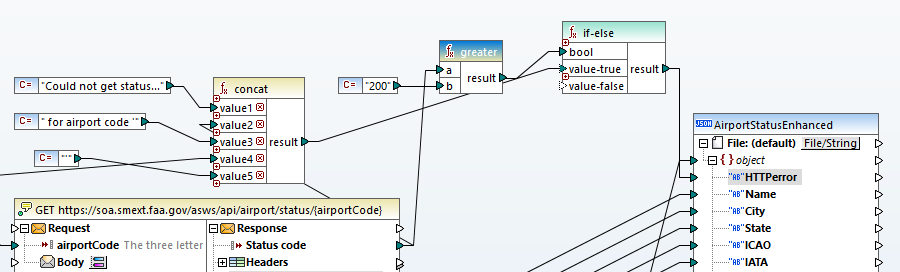 Handle HTTP errors by mapping a custom error message into the result