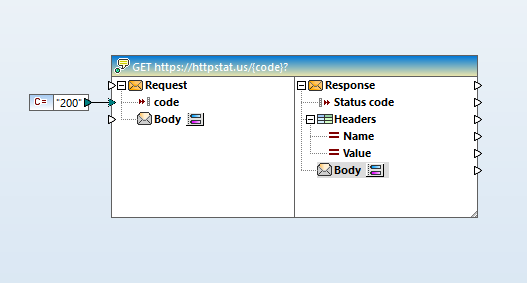 Web service with input parameter in the data mapping