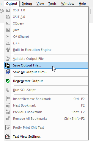 Saving the previewed version of the data mapping output