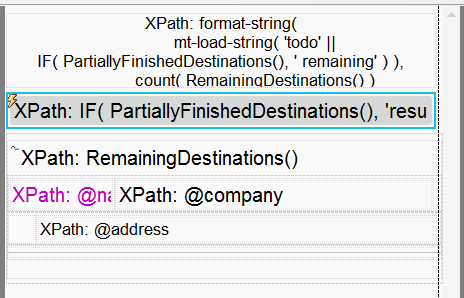 User functions example of programming techniques in mobile development on the assignments page of the app