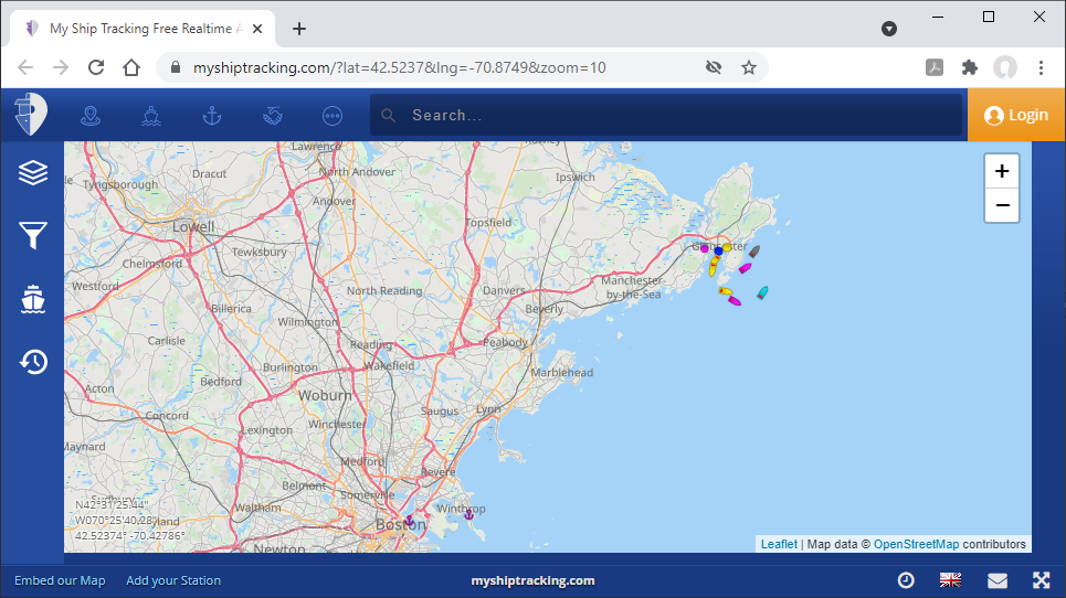 Example result of clicking the View Port Activity in the spreadsheet