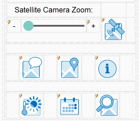 Defining tool buttons in mobile apps in the MobileTogether Designer