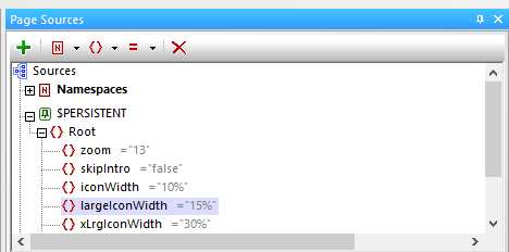Defining tool buttons in mobile apps in standardized sizes across devices